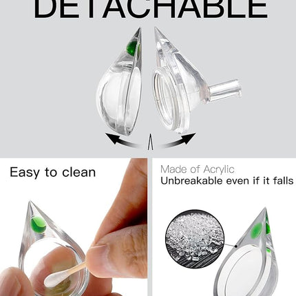 Aquarium CO2 Acrylic Drop Checker CO2 Indicator (Tear Drop & 15ml)