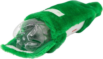 ZippyPaws Happy Hour Crusherz - Zippy Paws Dog Toy for Large and Small Dogs, Crinkle Dog Toy with No Stuffing, Squeaky Dog Toy Pack of 1, Lager