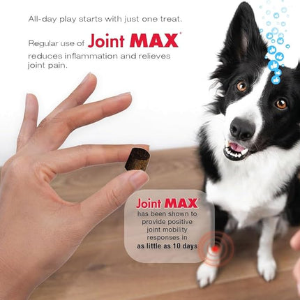 PHS Joint MAX Triple Strength (TS) Soft Chews for Dogs - Glucosamine, Chondroitin, MSM, Turmeric, Omega 3 - Hip and Joint Pain Relief and Support for Dogs - Made in USA - 30 Soft Chews
