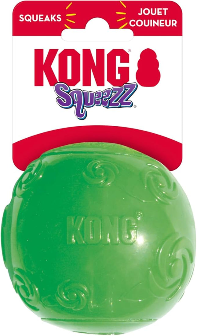 KONG Squeezz Ball Dog Toy, X-Large, Colors Vary