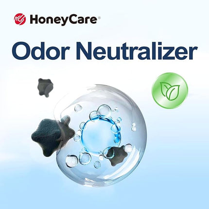 Honey Care All-Absorb Puppy Training Pads Made in The USA! Ultra Absorbent and Odor Eliminating, Leak-Proof 5-Layer Potty Training Pads 22"x23" with Quick-Dry Surface