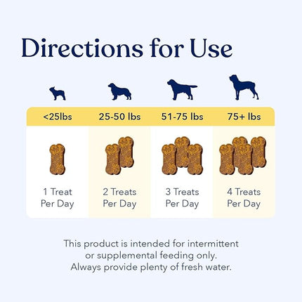 Honest Paws (90 Count) Dog Multivitamin Soft Chews with 10 Essential Vitamins - Joint, Coat, Immune, Eye & Heart Support - with Glucosamine, Chondroitin & Omega-3 - Beef Flavor