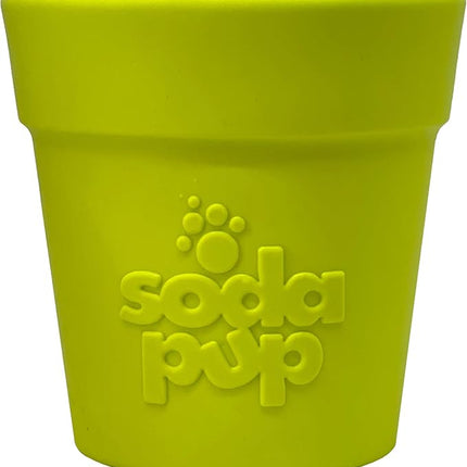 SodaPup Flower Pot – Durable Dog Treat Dispenser & Chew Toy Made in USA from Non-Toxic, Pet Safe, Food Safe Rubber Material for Mental Stimulation, Problem Chewing, Calming Nerves, & More