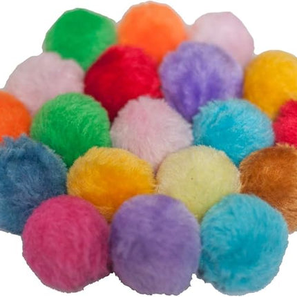 Fashion's Talk Cat Toys Furry Rattle Ball for Kitty 12 Pack