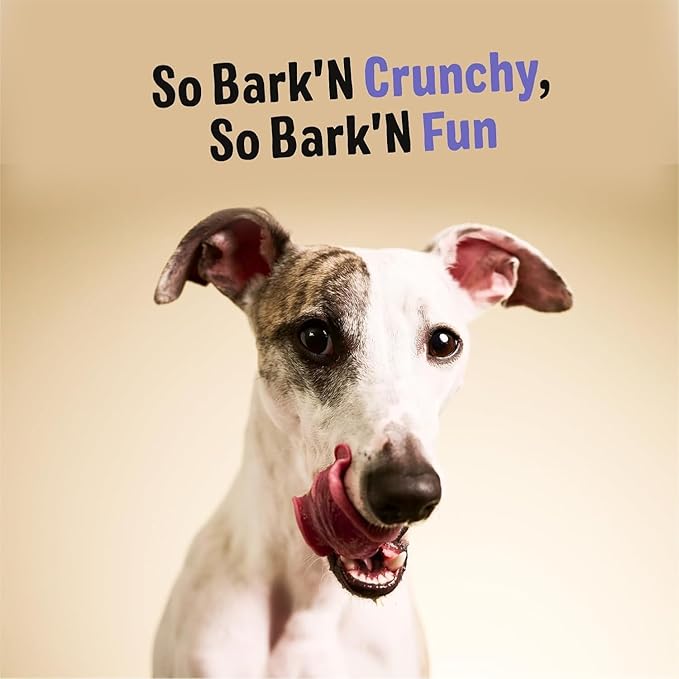 Three Dog Bakery Bark’N Crunch! Chicken Chips, Small 4oz, Crunchy Dog Treats, Single Ingredient, High Protein Snacks, Chicken Treats, Low Calorie Healthy Training Treat, Made in The USA