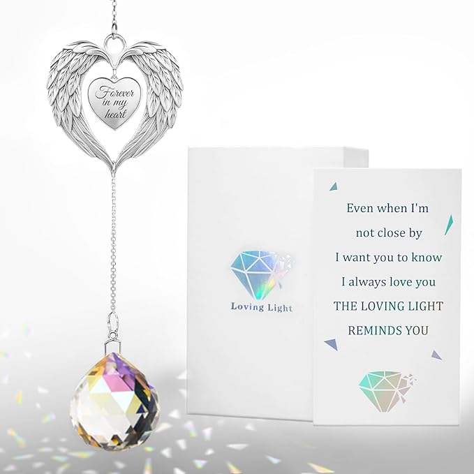 Dog Memorial Gifts for Loss of Dogs, Pets Loss Sympathy Gift,Dog Memorial Suncatcher, Pet Bereavement Remembrance Crystal Ball Suncatcher Gifts