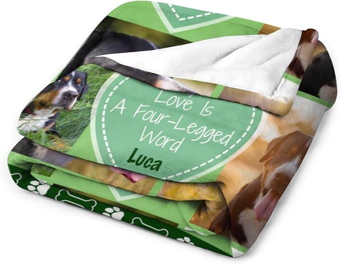 Artsadd Dog and Cat Memorial Gifts, Pet Loss Memorial Blanket, Custom Dog Blanket, Personalized Pet Remembrance Gifts, Loss of Pet or Cat Remembrance Sympathy Grief Condolence Bereavement Gifts