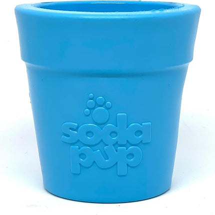 SodaPup Flower Pot – Durable Dog Treat Dispenser & Chew Toy Made in USA from Non-Toxic, Pet Safe, Food Safe Rubber Material for Mental Stimulation, Problem Chewing, Calming Nerves, & More