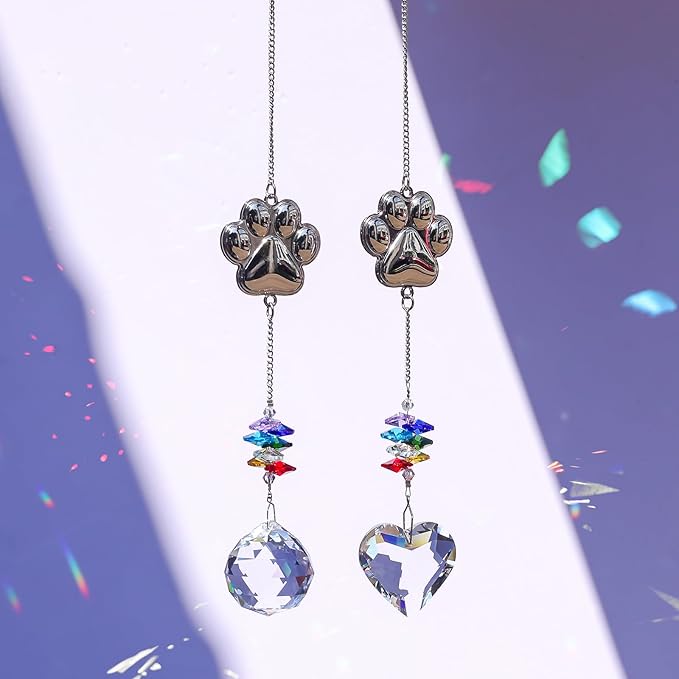 Pet Memorial Suncatcher,Dog Memorial Gifts for Loss of Dog,Cats Remembrance,Pet Loss Sympathy Gift,Bereavement Gifts(Metal)