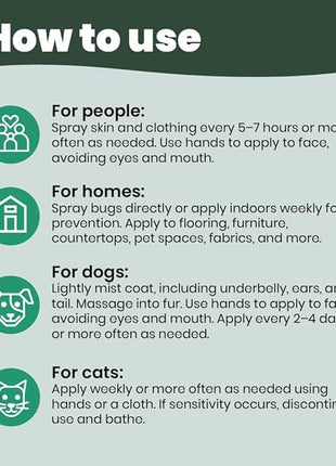 Cedarcide Original & Tickshield Family Pack | Natural Cedar & Lemongrass Oil Bug Spray | Eco-Friendly, Family-Safe Flea & Tick Repellent | Pack of 4, 1oz Spritzers