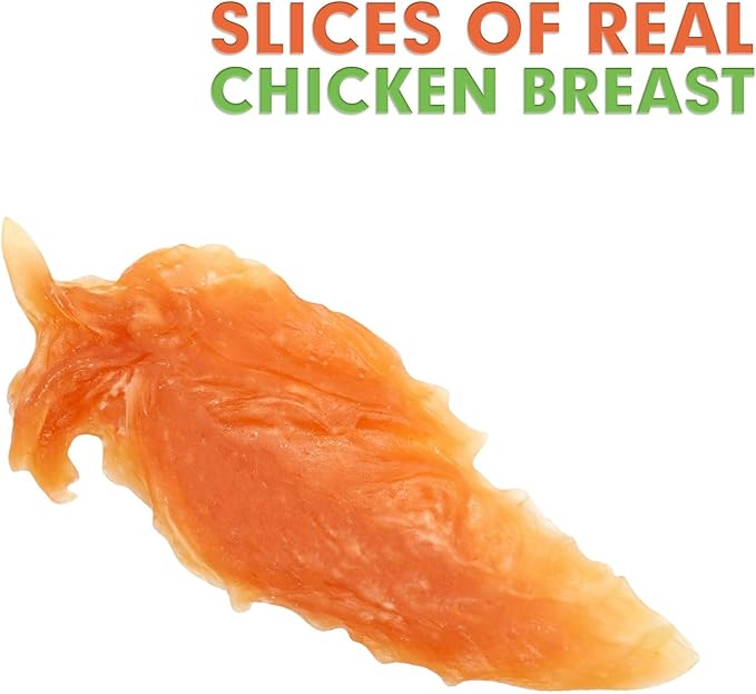 MON2SUN Chicken Jerky Dog Treats Made with Chicken Breast, High Protein & Grain Free, Training Treats for Small to Large Dogs (14.11 Ounce -Pack of 1)