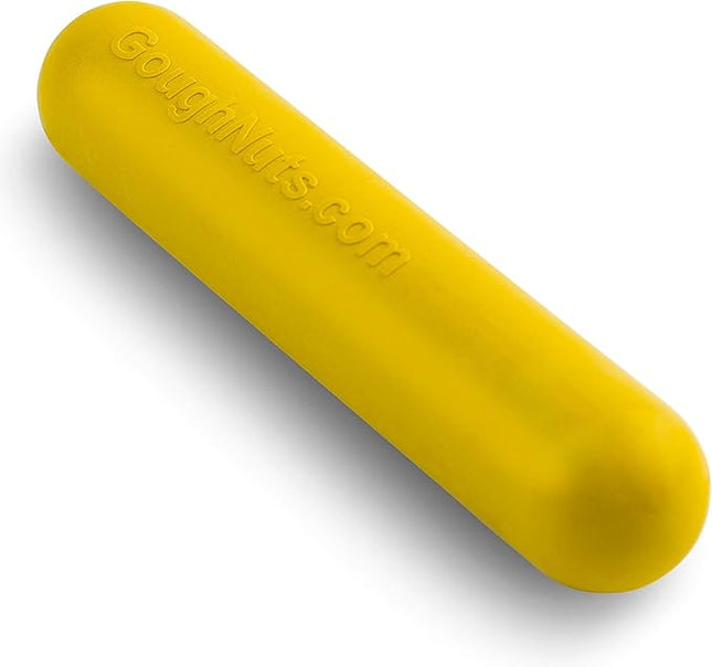 Goughnuts — Dog Toys for Aggressive Chewers | Virtually Indestructible Dog Toy Stick for Small Breeds | Heavy Duty Dog Toy | Yellow