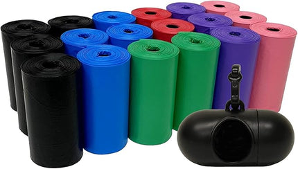 Five Star Pet 9" x 14.25" Made in USA Easy Open Poop Bags Dog Waste Bags, 18 Refill Rolls, 270 Bags