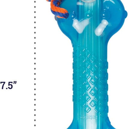 Petstages Orka Bone Royal Blue Treat-Dispensing Dog Chew Toy