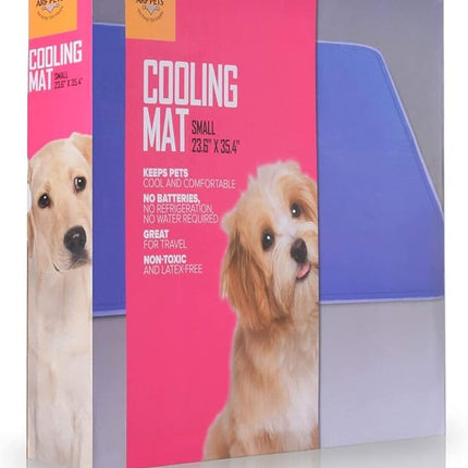 Arf Pets Dog Cooling Mat 23” x 35” Pad for Kennels, Crates, Beds, Non-Toxic, Durable Solid Self Cooling Gel No Refrigeration or Electricity Needed
