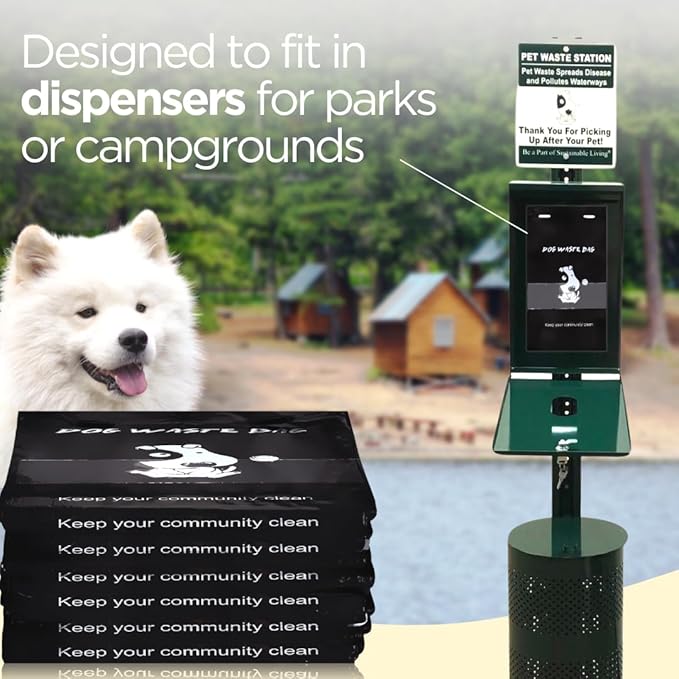 The Original Poop Bags® Recycled Bulk Dog Waste Bags, Thick & Leak-Proof, Durable Pull-Strap Dog Poop Bags, 3,200 Count