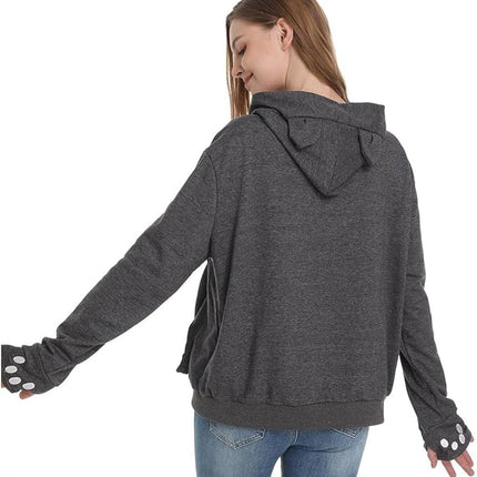 LINYUCHEN Cat Dog Pouch Hoodie Large Pet Pouch Sweatshirt Puppy Kitten Holder Carrier Pullover Shirt Unisex Hoodies