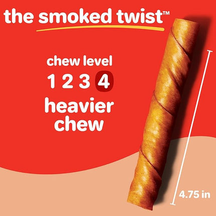 Hartz Oinkies Pig Skin Twists 3" (10 Pack)