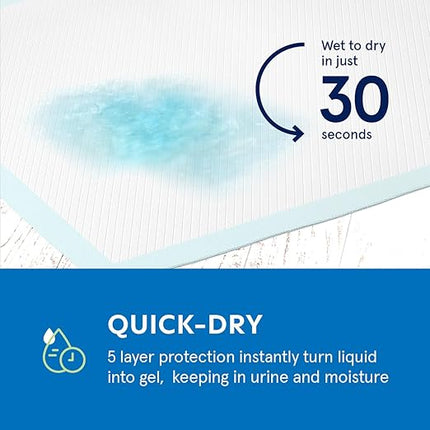 Puppy Pads Pet Pee Pads for Dogs & Puppy Training [100-COUNT] Potty Pads for Dogs 22" x 22" Leak-Proof Dog Pee Pads - Quick-Dry Surface - Heavy Duty Absorbent Disposable Dog Wee Pad Bulk Pack