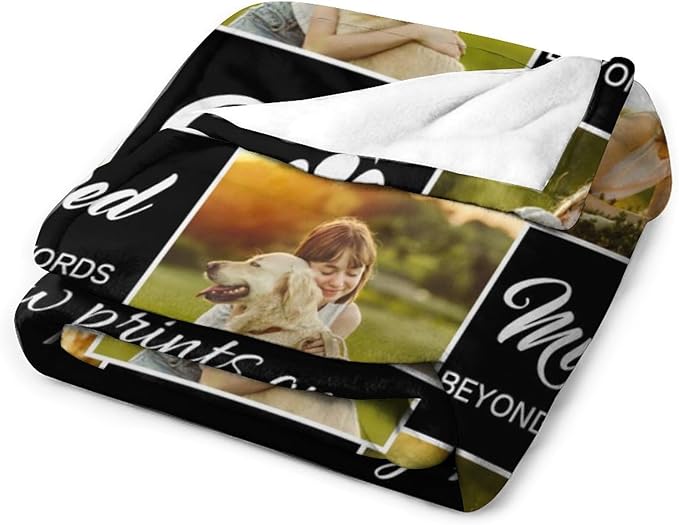 Artsadd Dog and Cat Memorial Gifts, Pet Loss Memorial Blanket, Custom Dog Blanket, Personalized Pet Remembrance Gifts, Loss of Pet or Cat Remembrance Sympathy Grief Condolence Bereavement Gifts