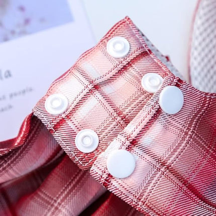 Harness Dress for Small Dogs Tutu Dress Pink Outdoor Harness Outfits Cute Girl Dog Vest Clothes M