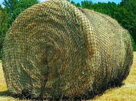Texas Haynet - Durable Round Bale Feeder for Horses - UV Resistant Nylon Net (2 Pack)