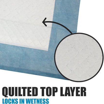 BV Puppy Pads XL 40 Count 28"x34" - Leak-Proof Pee Pads for Dogs with 6-Layer Design, Rapid Dry Sheet & Attractant - Dog Pad Extra Large with Odor Control - Perfect for Big Dogs & Indoor Use