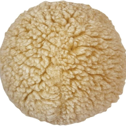 HuggleHounds Plush Ball Dog Toy - Fuzzy Round Ball Dog Toy with Soft Fleece, Durable Stuffed Plush for Small and Large Breeds - 8" HuggleFleece, Large