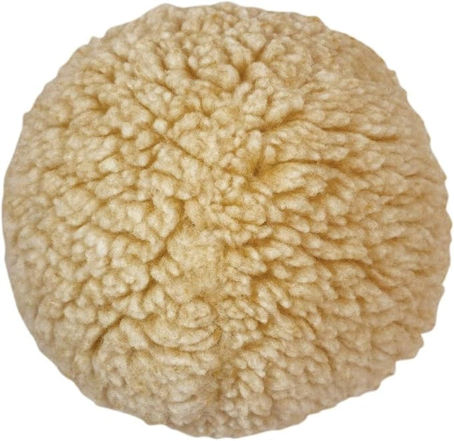 HuggleHounds Plush Ball Dog Toy - Fuzzy Round Ball Dog Toy with Soft Fleece, Durable Stuffed Plush for Small and Large Breeds - 8" HuggleFleece, Large