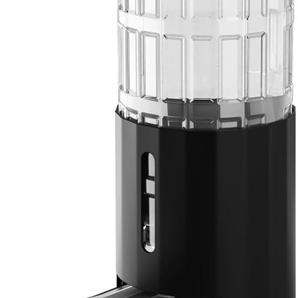 CZPET 2.5 Gallon Dog Water Bowl Dispenser, Automatic Dog and Cat Water Dispenser with Stainless Steel Bowl, Gravity Waterer, Large Capacity, and Quiet Drinking Area for Pets (9.5L,Black)