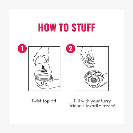 KONG Wobbler - Interactive Dog Toy for Treat Dispensing - Dog Slow Feeder for Healthy Eating - for Medium/Small Dogs