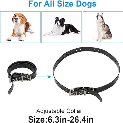 Dog Collar Strap for Most of Electronic Training Collar Receivers-Adjustable Durable Waterproof Odorless 3/4 Inch Collar Replacement for Barking Fence-Pet TPU Collar Strap