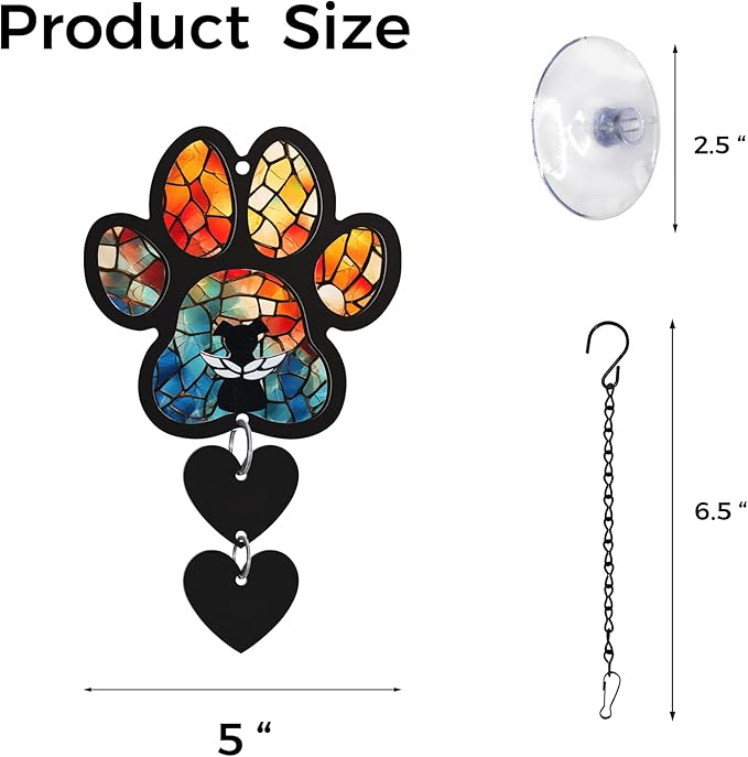 DIY Dog Angel Memorial Suncatcher, Loss of Dog Sympathy Gift, Dog Remembrance Gift, Dog Memorial, Dog Memorial Gifts for Loss of Dog