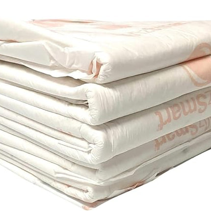 WizSmart Heavyweight Dog Pee Pads for Large Dogs, Puppies, Seniors – Ultra Absorbent, Leak Proof, Odor Control, Quick Dry, Training Pads with Stay Put Tabs – 23.5" x 22", 10 Cup Capacity