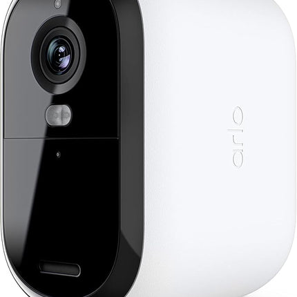 Arlo Essential XL Security Camera 2K | Indoor - Outdoor | 2nd Gen | 4X Longer Battery | Wire-Free with Spotlight, 2-Way Audio, Color Night Vision, Live Stream, Motion Activation, Notifications-White