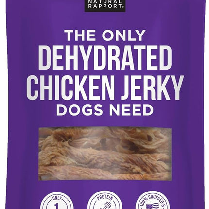 Natural Rapport Chicken Jerky Dog Treats - The Only Chicken Tender Jerky Dogs Need - All Natural Dog Treats for Small and Large Dogs (4 oz)