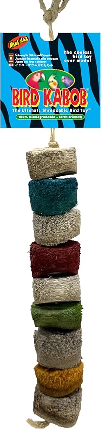 BIRD KABOB Bird Toy, Mini Max