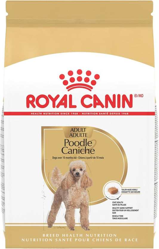 Royal Canin Breed Health Nutrition Poodle Adult Dry Dog Food, 10 lb Bag