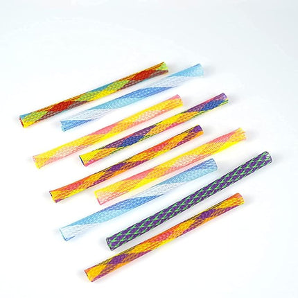 ISMARTEN Cat Spring Toys, 48 Packs Cat Tube Spring Toy Interactive Cat Toy for Indoor Cats, Plastic Spring Coils Attract Cats to Swat, Bite, Hunt(Random Color) (48 Packs)