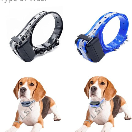 Dog Collar Strap for Most of Electronic Training Shock Collar Receivers-Adjustable Durable Waterproof Odorless 3/4 Inch Collar Replacement for Barking Fence-Pet TPU Collar Strap