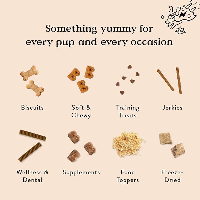 Bocce's Bakery Campfire S'Mores Treats for Dogs, Wheat-Free Everyday Dog Treats, Made with Real Ingredients, Baked in The USA, All-Natural Soft & Chewy Cookies, Peanut Butter, Carob, & Vanilla, 6 oz