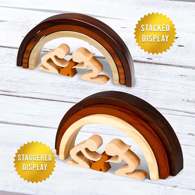 Capti Rainbow Bridge Cat Memorial Gifts, Loss of Cat Sympathy Gift - I'll Meet You at The Rainbow Bridge - Pet Loss Gifts, Bereavement, Sympathy Keepsake for Loss of Pet (Cat and Family)