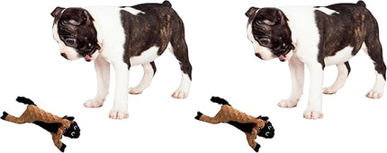 SPOT Skinneeez Extreme Stuffers Cow - Stuffing Free Dog Toy with Squeaker & Rip Stop Mesh Lining for Durability- Insert Plastic Bottle for Extra Crunch, for Small to Medium Puppies & Dogs - 14in