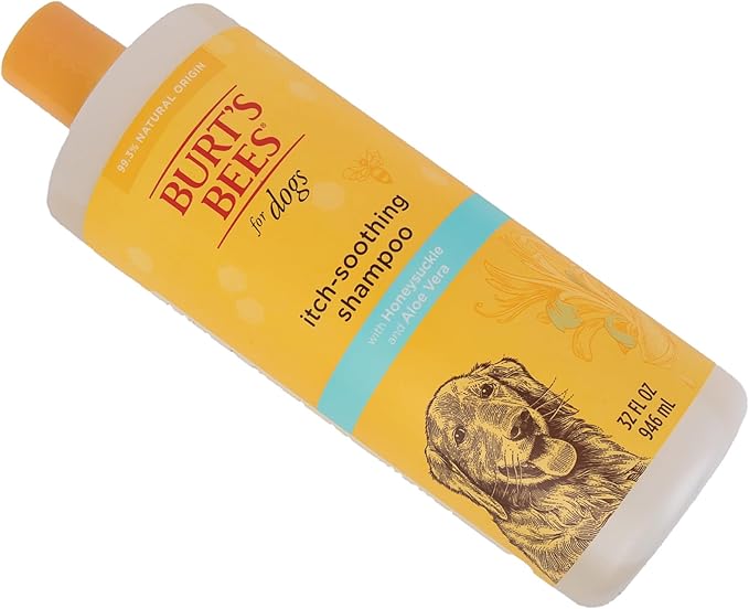Burt's Bees for Pets Itch Soothing Shampoo with Honeysuckle, 95% Natural Origin Formulas, Dog Shampoo for Itchy Dogs, Dog Shampoo Itchy Skin Relief, 32 oz