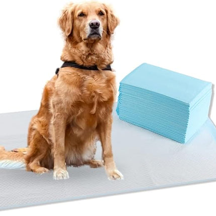 CALPALMY (50-Pack) Pet Training Pee Pads Extra Large 24"x36", Ultra Absorbent Pee Pads for Dog and Puppy, Leak-Proof Moisture Locking Technology Disposable Pet Pads for Puppies, Dogs, Cats, Rabbits