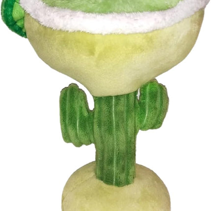 Huxley & Kent Funny Dog Toy w/Squeaker – Power Plush Squeaky Dog Toys for Small, Medium & Large Dogs – Soft Stuffed Animal for Indoor Play & Fetch - Margarita Loco, Large