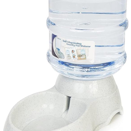 ZONETECH Pet Water Dispenser- Premium Quality Durable Self-Dispensing Gravity 3.7 Liters Capacity Suitable for Medium and Large-Sized Cats and Dogs