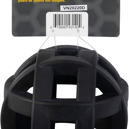 JW Pet Hol-ee Roller Extreme Dog Toy Puzzle Ball, Natural Rubber, Medium (4.5 Inch Diameter), Colors May Vary