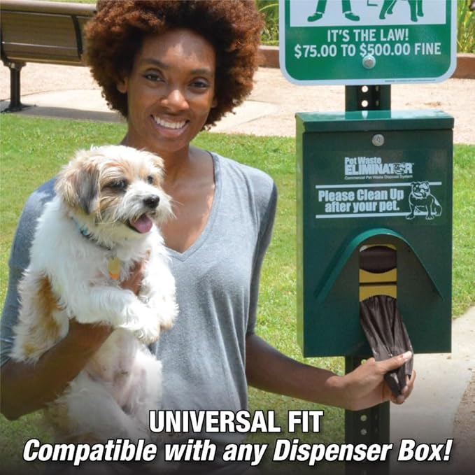 4000 Dog Poop Bags on Rolls - 50% Thicker, Leak-Proof & Opaque - Partially Made with Recycled Materials for Bulk Use, Parks, HOAs, Apartments