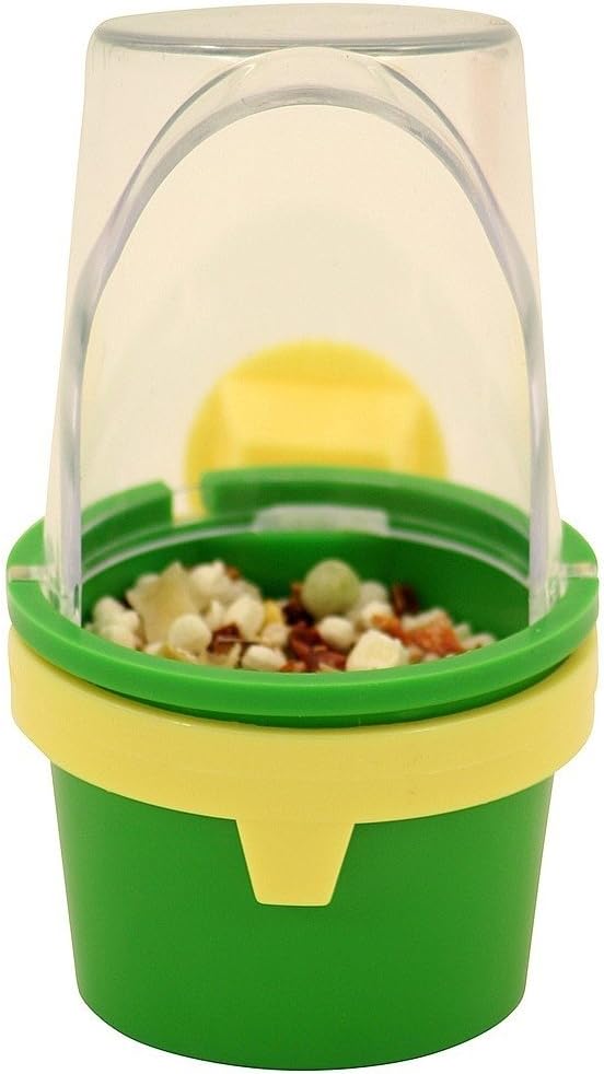 JW Pet Bird Cage Clean Cup Feeder & Water Cup Bird Accessory, Medium (Assorted Colors)